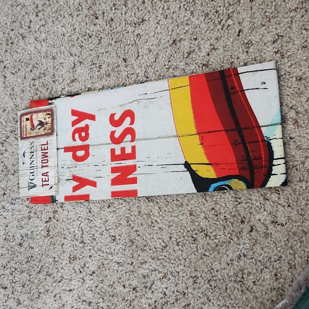 Guinness tea towel
